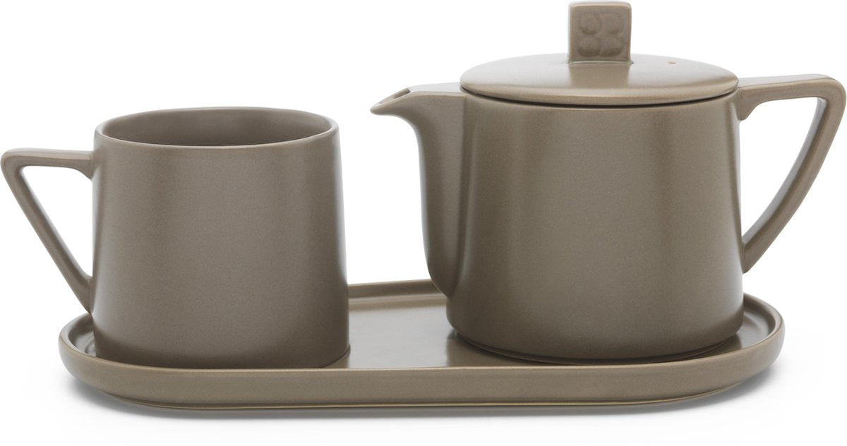 Bredemeijer Tea-for-one set Lund Warm grey