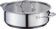 Masterchef Smoorpan Koper - Ø 24 cm - Incl. Dekstel - 4