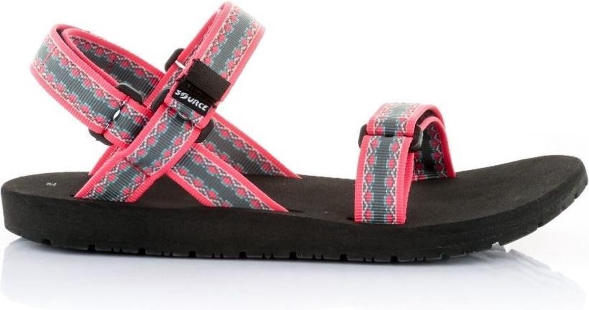 Source Sandalen Classic Dames Eva/polyester Grijs/roze Maat 38