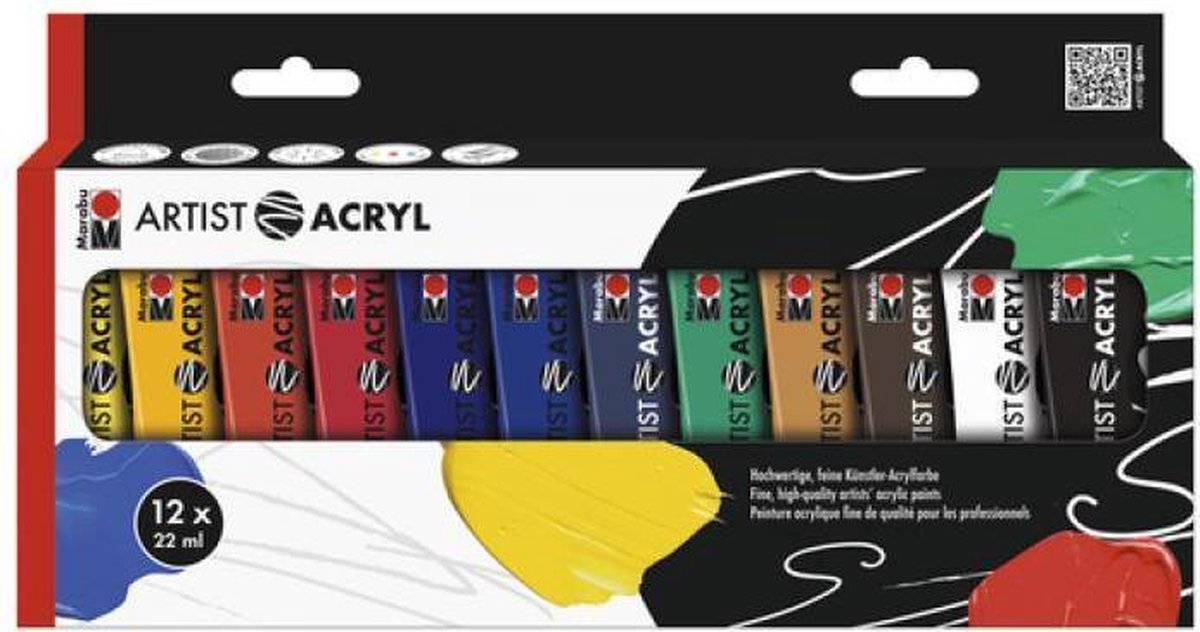 Artist Acryl set 12 x 22 ml