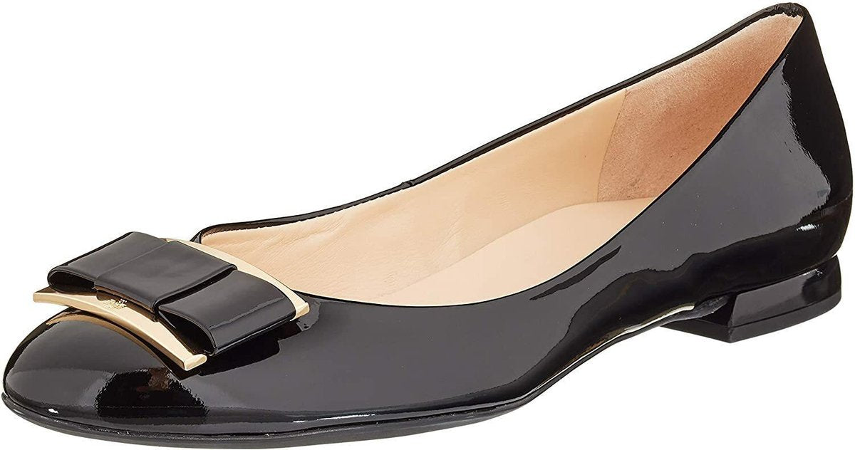 Högl 0-121084-0100 Dames Ballerina's - Zwart - Maat 36