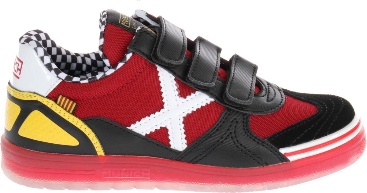 Munich G-3 Jongens Sneakers - Rood - Maat 26