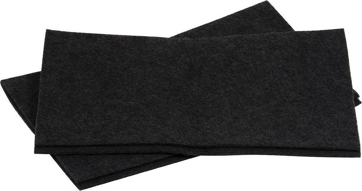 Koolstoffilter 47 x 57 cm (240 g/m) - 2 stuks