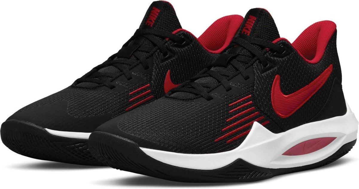 Nike Precision 5 Sportschoenen - Maat 46 - Mannen - zwart - grijs - rood - wit