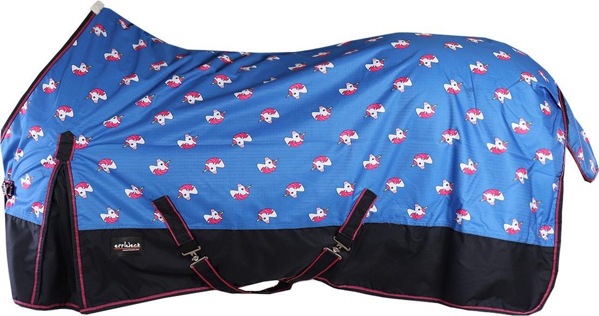 Epplejeck Regendeken  Unicorn 0 Gram - Blue - 155 Cm