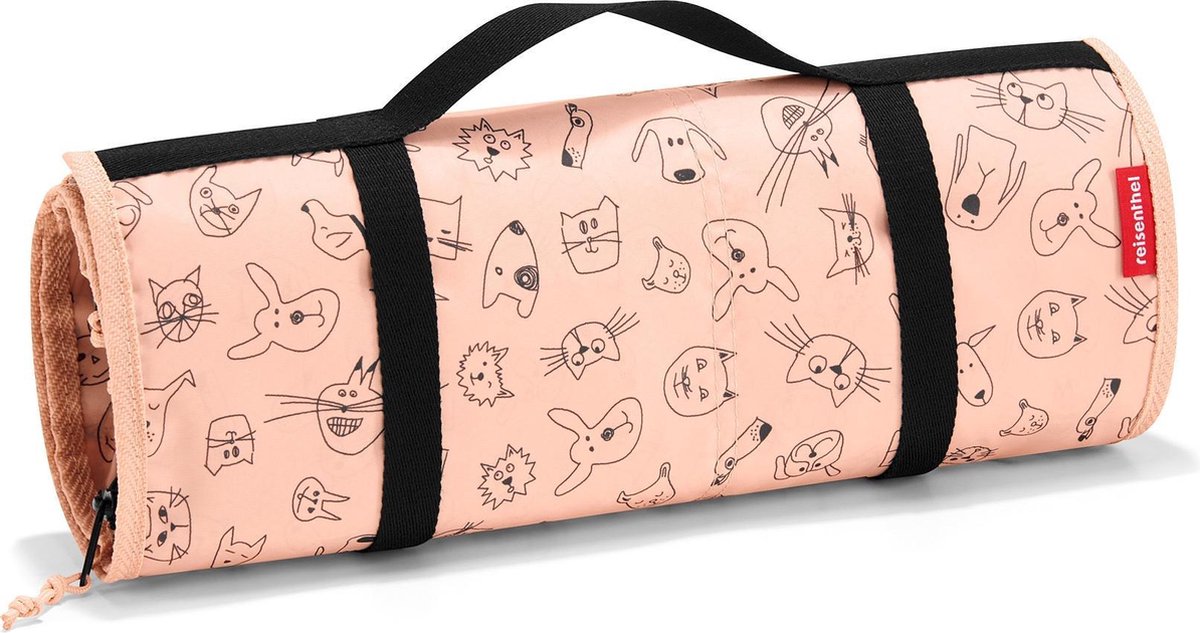 Reisenthel Myorganizer Kids Wand organizer Oprolbaar - Polyester - Cats&Dogs Rose Roze