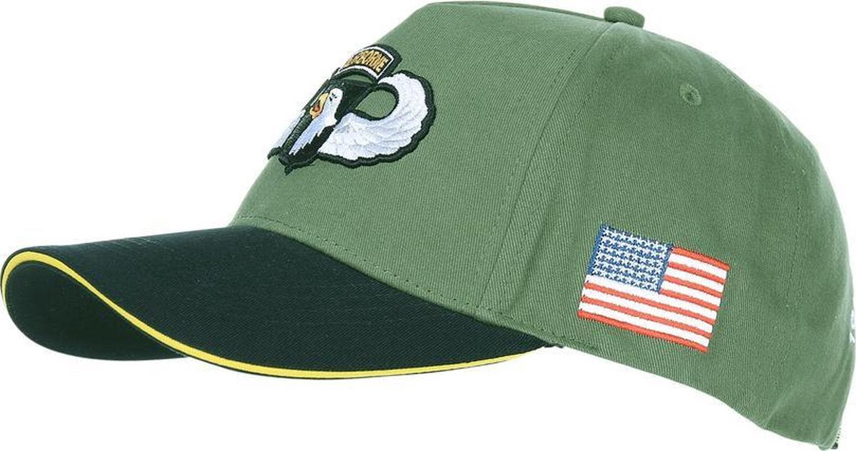 Fostex Baseball cap 101st airborne WWII 3D groen