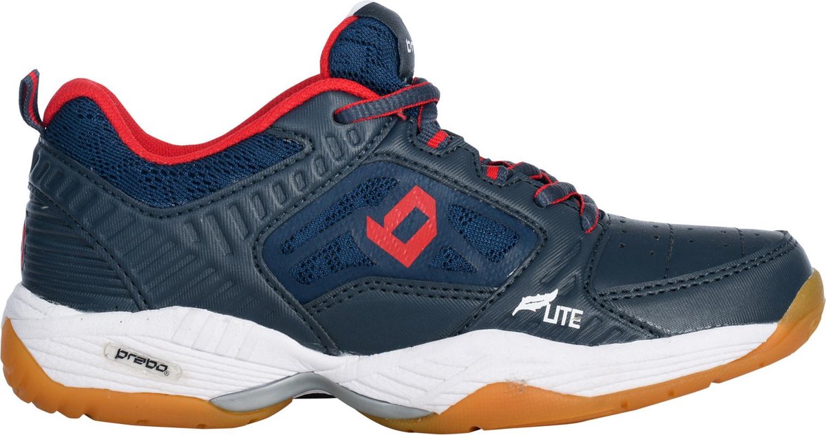 Brabo Tribute Indoor Unisex Hockeyschoenen - Navy/Red - Maat 32