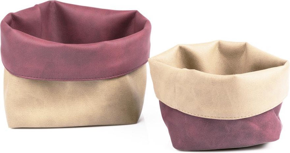 Pavelinni Broodmandje Ø14cm PLUM/ABACA (R13/K01)