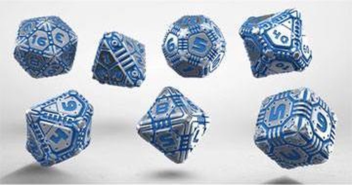 Tech Metal Polydice Set blue