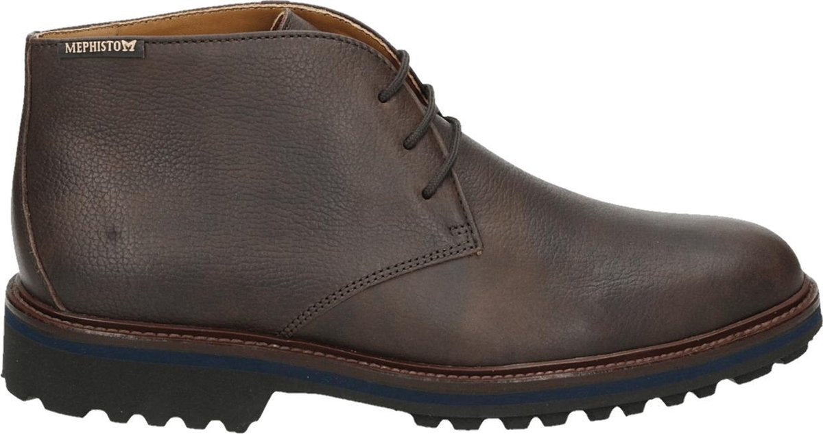 Mephisto BERTO Heren Enkellaars - Donkerbruin - Maat 40