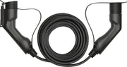 DELTACO EV-1107 e-Charge kabel - Type 2 naar Type 1 - 1-fase - 16A - 3.7KW - 7 m - Zwart