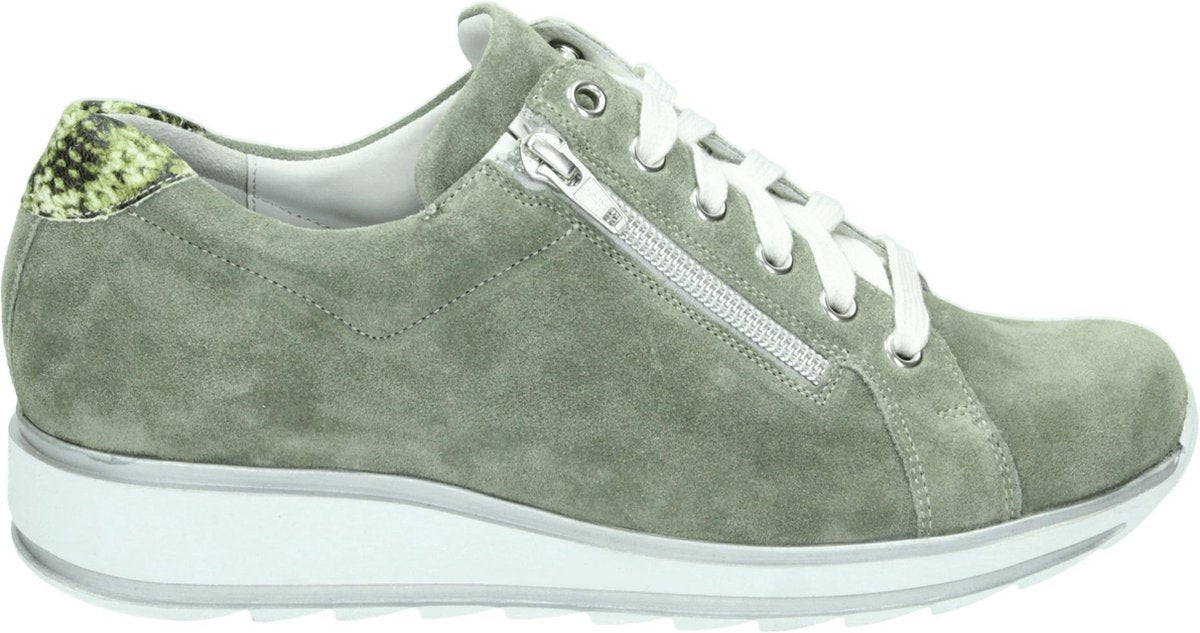 Durea 6239 K - Volwassenen Lage sneakers - Kleur: Groen - Maat: 38.5