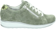 Durea 6239 K - Volwassenen Lage sneakers - Kleur: Groen - Maat: 38.5