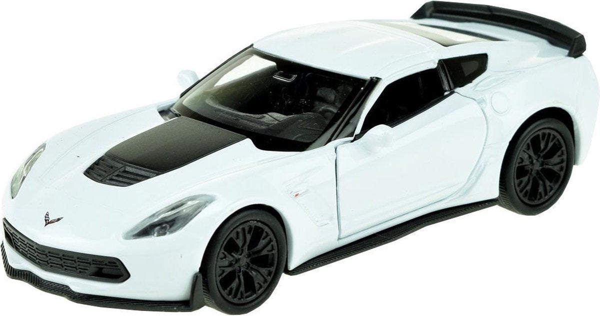 Welly Schaalmodel Chevrolet Corvette 1:34 Wit 11 Cm
