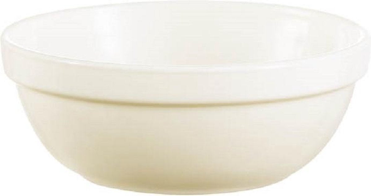 Arcoroc Intensity Servies - Kom - Wit - 12cm - Zenix - (Set van 6) En Yourkitchen E-kookboek - Heerlijke Smulrecepten