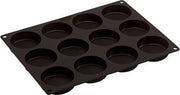 Lurch - hamburgerbroodjes bakvorm - 6cm siliconen - voor 12 broodjes