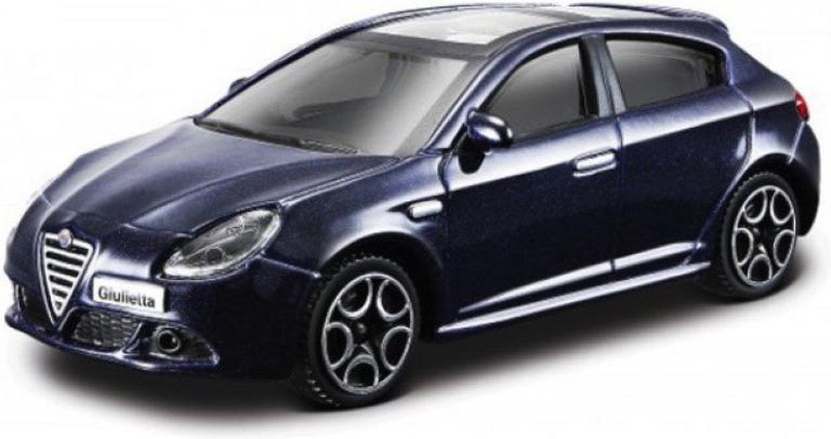 Bburago ALFA ROMEO GIULIETTA 2011 blauw metalic schaalmodel 1:43