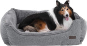 Nancy's Deluxe Hondenmand - Wasbaar Hondenbed - Afneembare Hoes - Hondenmanden - 90 x 75 x 25 cm