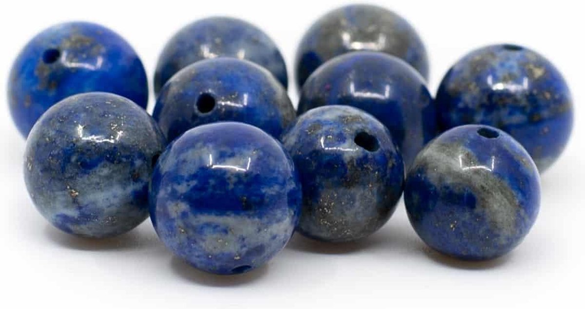 Edelsteen Losse Kralen Lapis Lazuli – 10 stuks (10 mm)