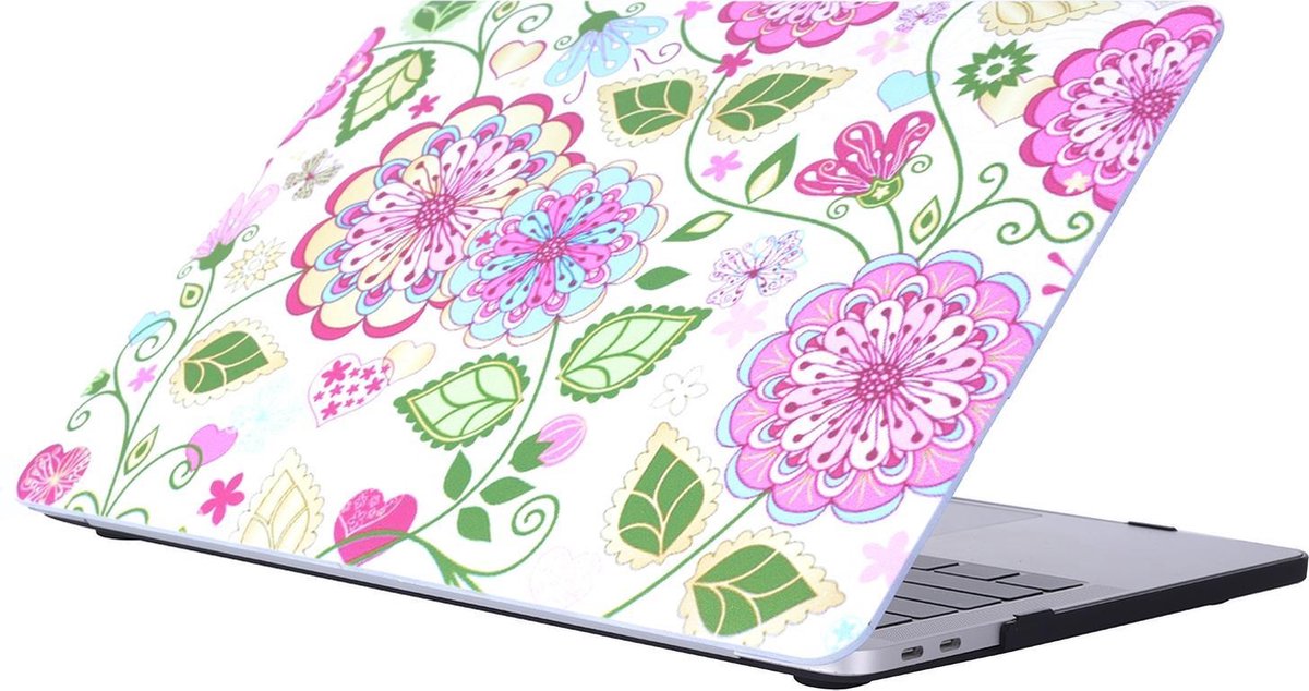 Mobigear Hardshell Case Bloemen Serie 32 Macbook Pro 13 inch Thunderbolt 3 (USB-C)