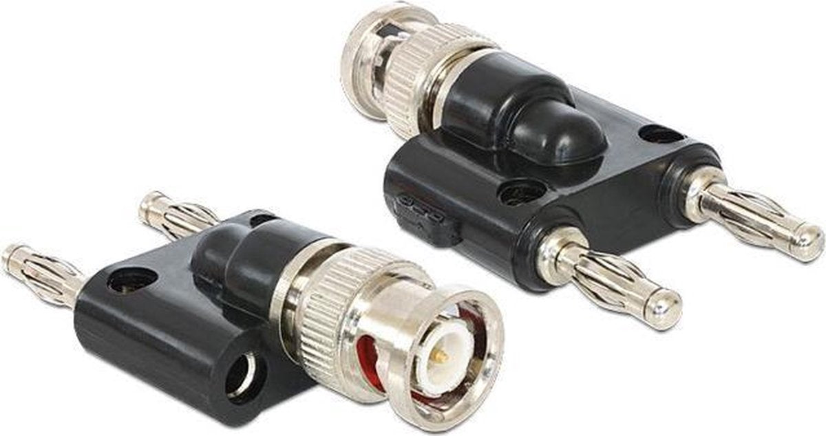 Delock - Adapter BNC Stecker - 2 x 4 mm Bananenstecker