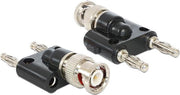 Delock - Adapter BNC Stecker - 2 x 4 mm Bananenstecker