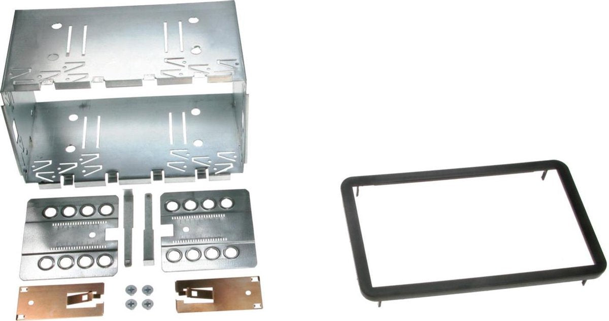 2-DIN Paneel Alfa Romeo 159/ Brera/ Spider 2005-2011 Kleur: Zwart