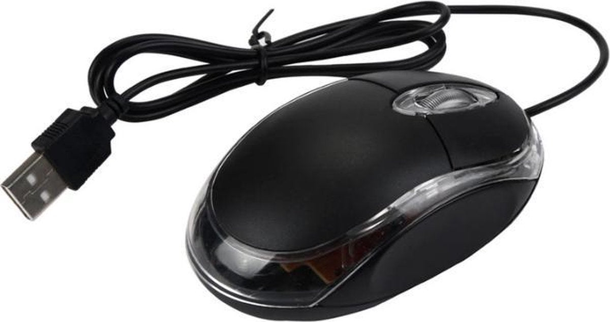 R05 Optische Laptopmuis - Ergonomisch Ontwerp - 1200 DPI - USB