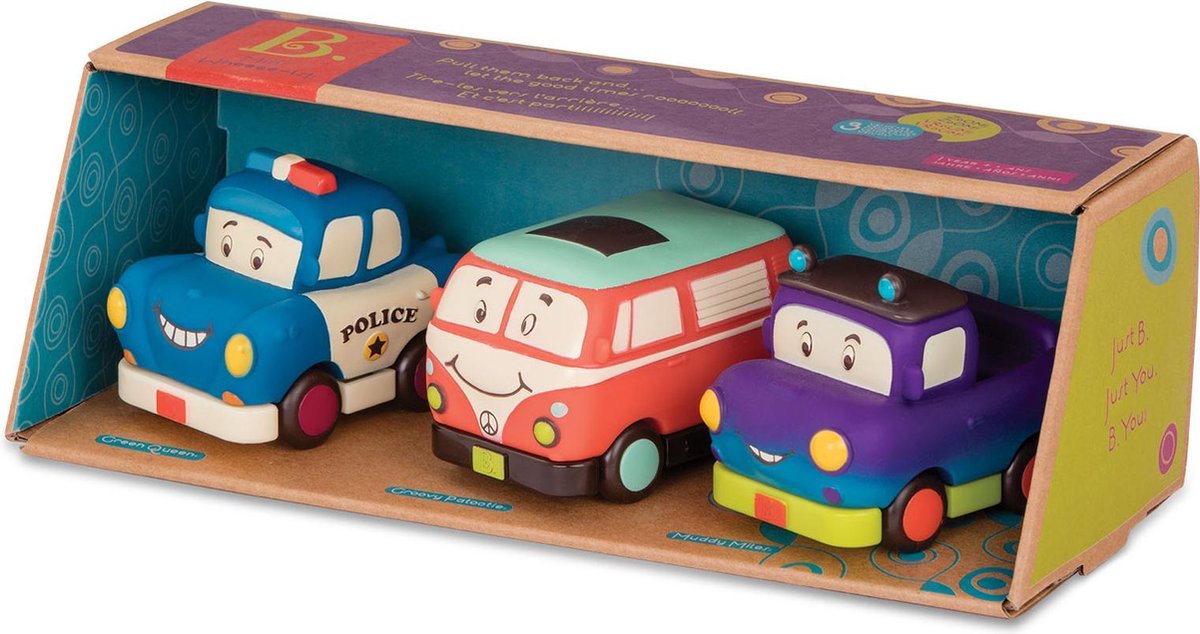 Mini Wheeee-ls! Pull-back Police set