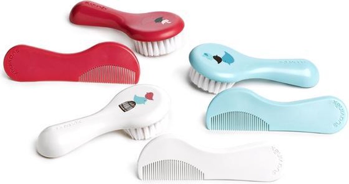 Suavinex Pink Comb Brush Set