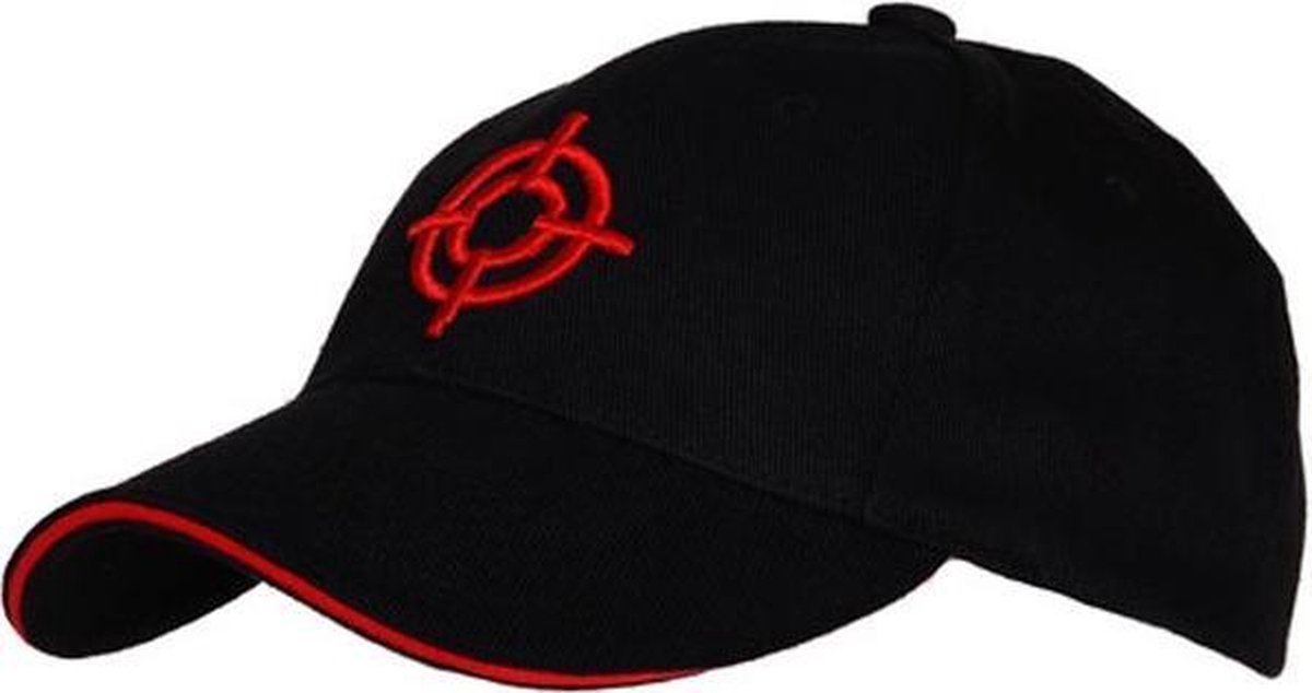 Fostex baseball cap rood logo zwart