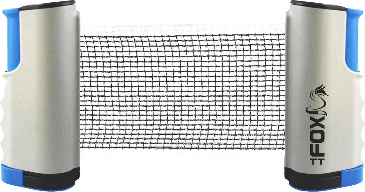 Fox Tt Tafeltennisnet Draagbaar 160 Cm Katoen Wit/blauw