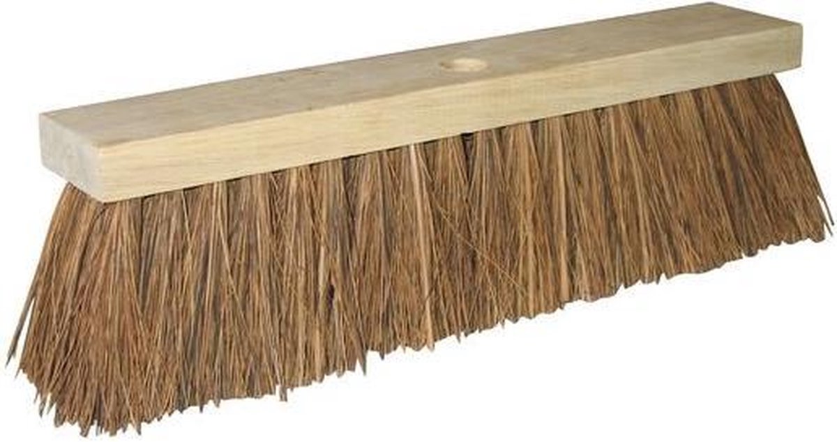 Bezem Euro Stal - 40 cm - bruin