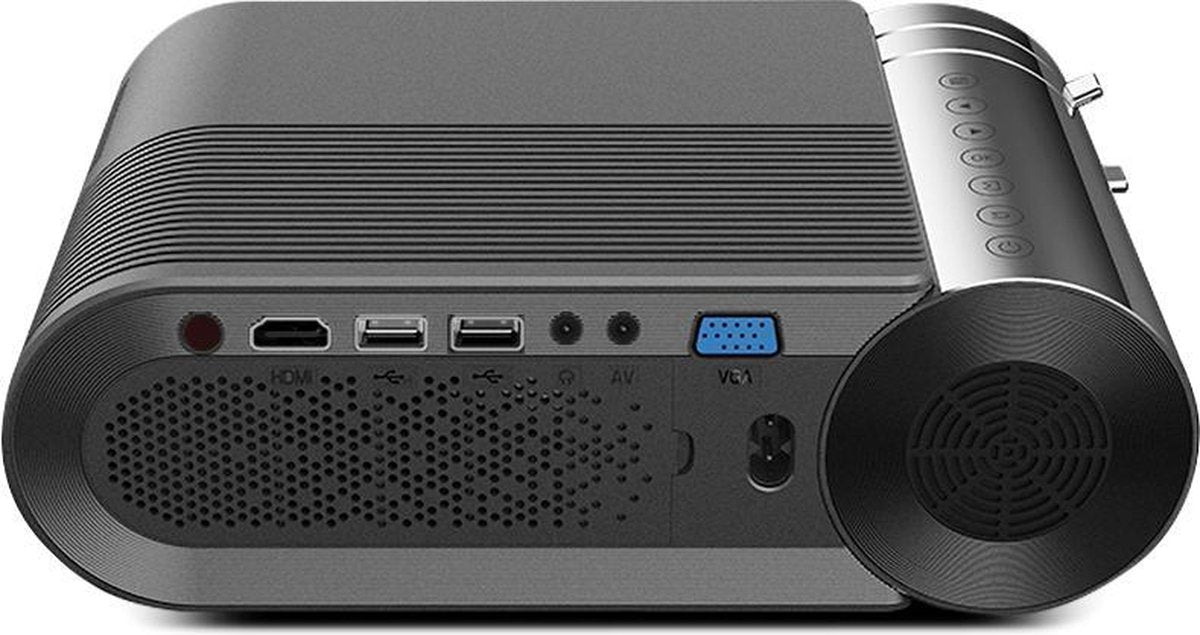 Lipa K9 beamer projector Multiscreen 720P / Koppel een extra scherm met Screen mirroring / 1280 x 720P / Met Keystone / HDMI en USB koppeling mogelijk / 2000:1