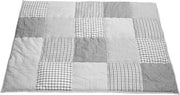 Taftan - Boxkleed Ruitjes Patch - 100 x 80 cm - Grijs