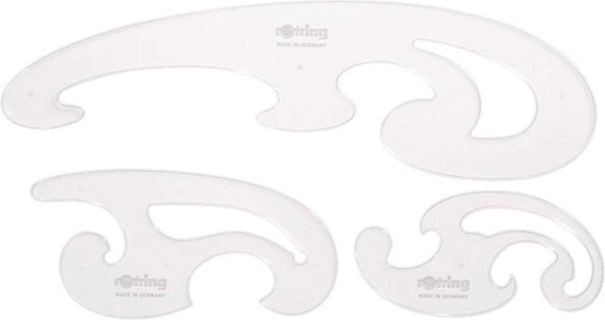 rOtring Burmester Curves Set – Set van 3