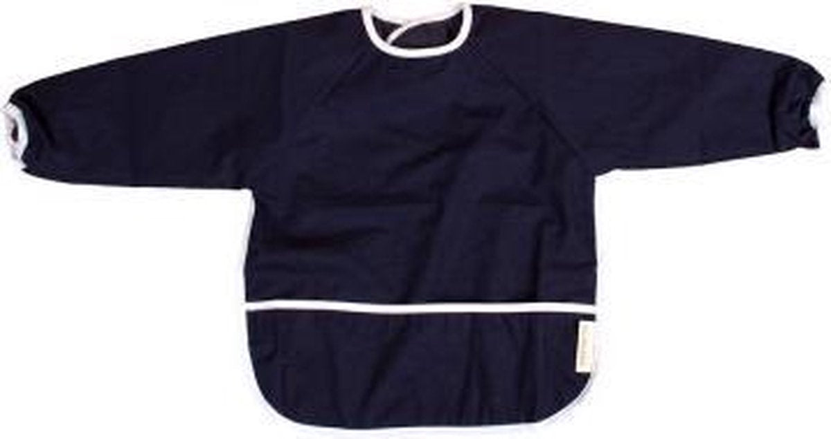 Filibabba Slabbetje - with sleeves - Dark Blue - One Size