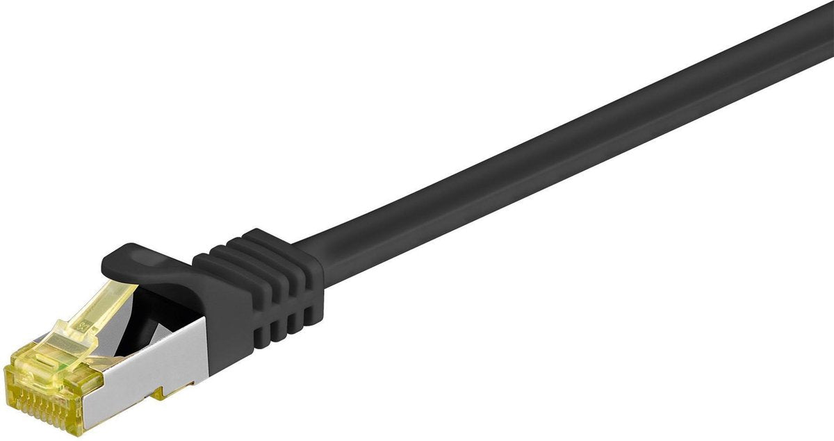 Wentronic 91581 - Cat 7 STP-kabel - RJ45 - 0.5 m - Zwart