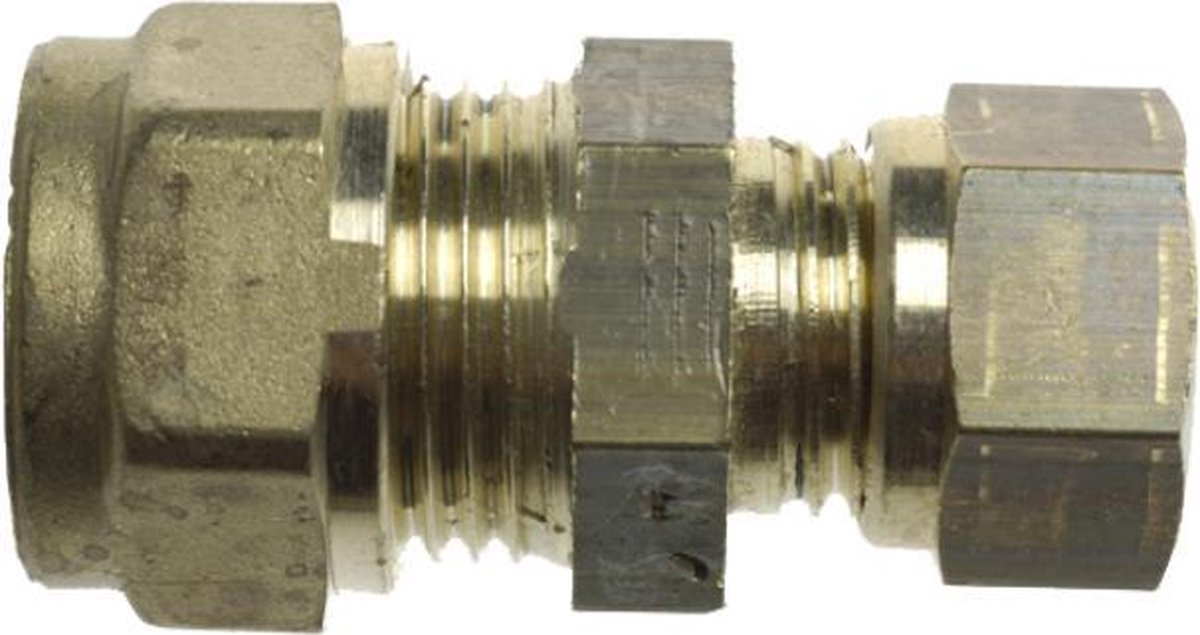 Gimeg Verloopkoppeling rechte aansluiting 6/8 x 10/12 mm - overige gasfittingmateriaal -
