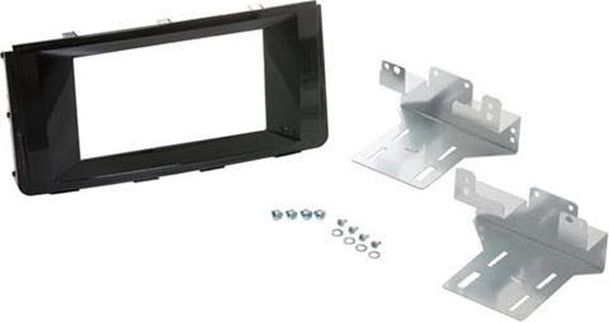 2-DIN frame ECO Hyundai H350 2015- Piano Zwart