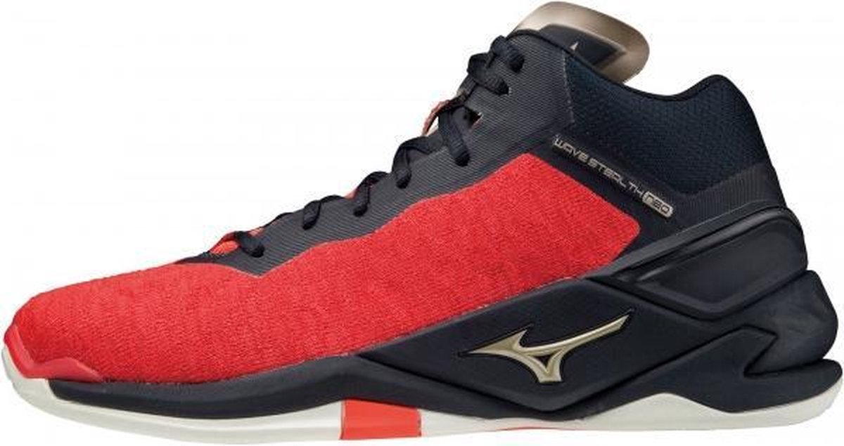 Mizuno Wave Stealth Neo Mid - rood/zwart - maat 40