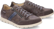Mobils by Mephisto KRISTOF Heren Sneaker - Donkergrijs - EXTRA BREED - Maat 40
