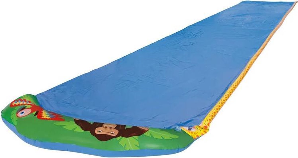 PLAYTIVE® - Waterglijbaan - Buikschuifbaan - Waterslide - Waterglijbaan buitenspeelgoed - Oerwoud