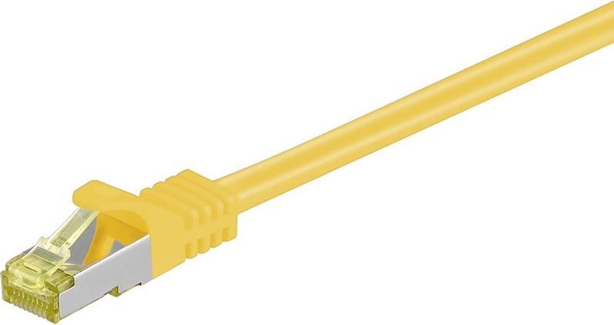 Wentronic 91575 - Cat 7 STP-kabel - RJ45 - 0.5 m - Geel