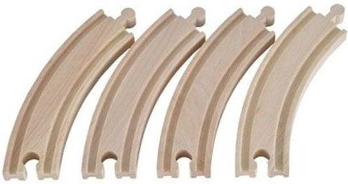 Mentari Mini rails kleine bochten set van 4