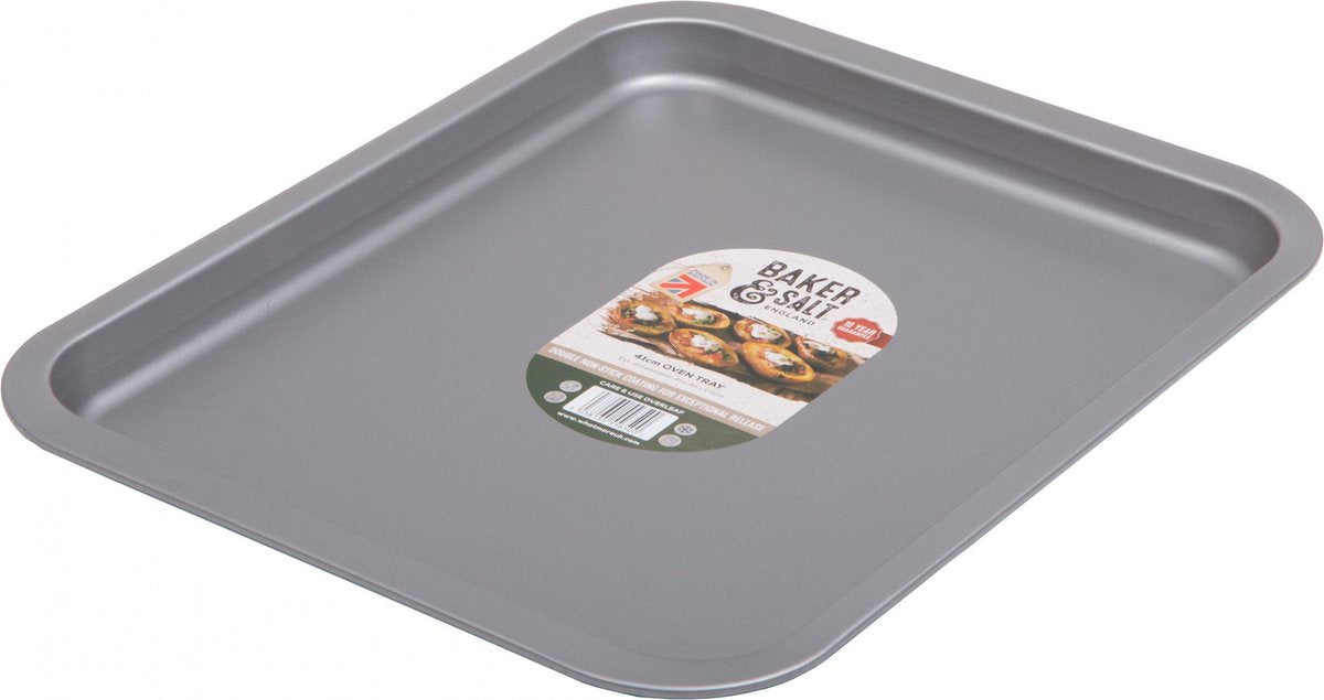 Wham Ovenschaal Baker & Salt 41 X 32 Cm Carbonstaal Zilver