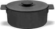 Serax - Sergio Herman Surface Pot Enamel Cast Iron - Zwart - D20 - 2L