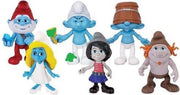 Set van 6 beweegbare Jakks Pacific smurfen