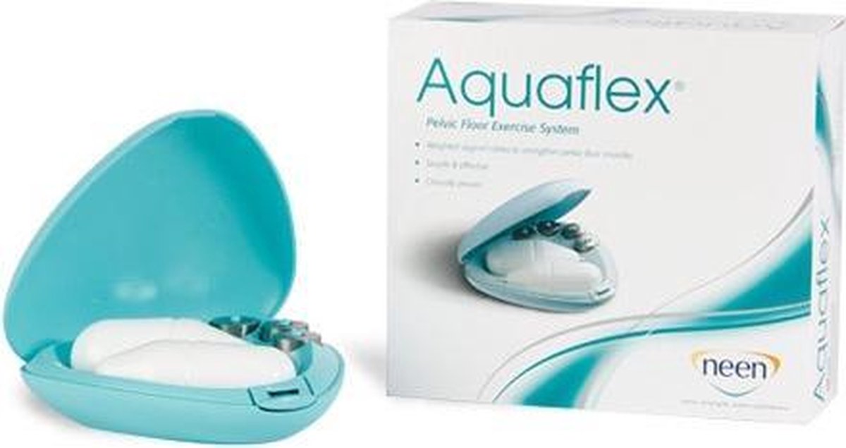 Aquaflex Neen Verzwaarde vaginale kegeltjes (2) en gewichtijes (4)  voor incontinentie